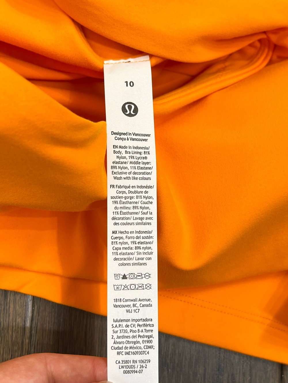 Lululemon NEW Align Tank Top *Light Support, A/B Cup Citrus Sizzle Tone - Picture 5 of 6